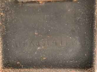 Patronenkasten 41 Wehrmacht. Originallack, datiert 1945