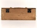 Transportkasten Wehrmacht für Gewehr Sprenggranaten. Sehr guter Zustand, leicht eingestaubt