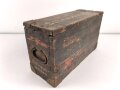 Kasten für Schraubstollen der Wehrmacht. Originallack, ungereinigtes Stück