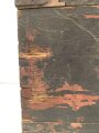 Kasten für Schraubstollen der Wehrmacht. Originallack, ungereinigtes Stück