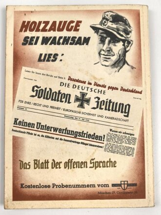 "Der Deutsch Soldatenkalender 1953" 143 Seiten, DIN A5
