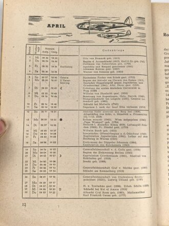 "Der Deutsch Soldatenkalender 1953" 143 Seiten, DIN A5