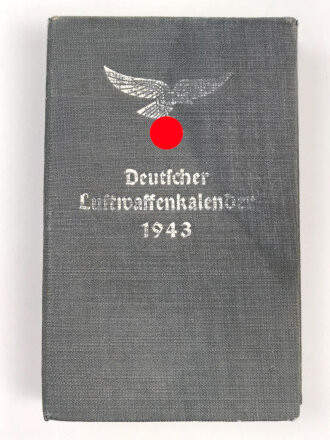 "Deutscher Luftwaffenkalender 1943" Kleinformat, über 300 Seiten, DIN A6