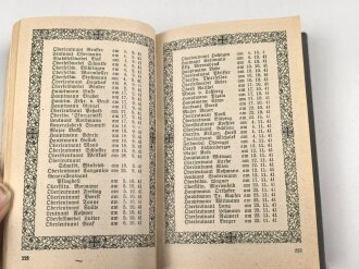 "Deutscher Luftwaffenkalender 1943" Kleinformat, über 300 Seiten, DIN A6