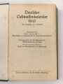 "Deutscher Luftwaffenkalender 1943" Kleinformat, über 300 Seiten, DIN A6