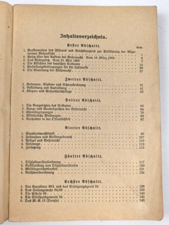 "Der Dienstunterricht in der Luftwaffe" Jahrgang 1938, 285 Seiten, DIN A5