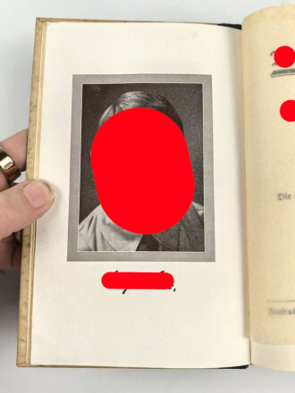 "Mein Kampf" Adolf Hitler, Hochzeitsausgabe von Bischofshofen im Schuber. Guter Zustand