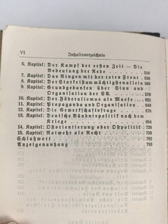 "Mein Kampf" Adolf Hitler, Hochzeitsausgabe von Bischofshofen im Schuber. Guter Zustand