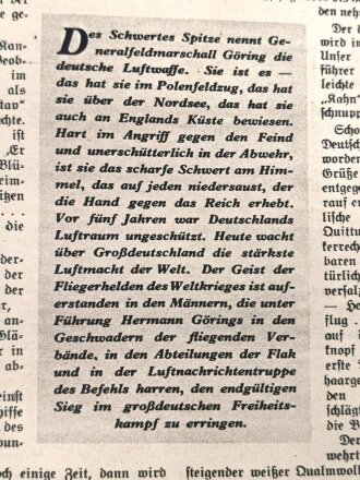 "Drauf und Dran - Unsere Luftwaffe am Feind"...