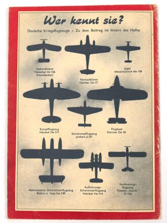 "Drauf und Dran - Unsere Luftwaffe am Feind" Nr. 2 Kleine Kriegshefte, 32 Seiten, über DIN A5