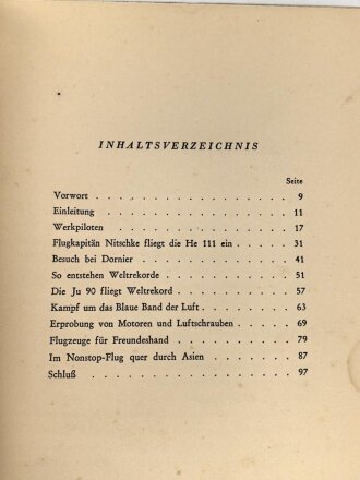 "Werkpiloten" Einflieger und Versuchsingenieur berichten, datiert 1941, 99 Seiten, über DIN A5