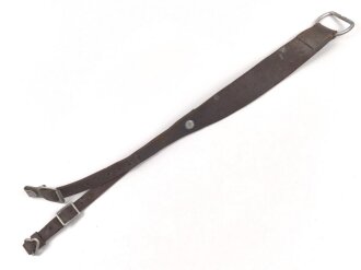 Trageriemen für einen Rucksack der Wehrmacht, frühes Stück mit Aluminiumbeschlägen