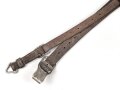Trageriemen für einen Rucksack der Wehrmacht, frühes Stück mit Aluminiumbeschlägen