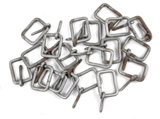 19 x Eiserner Beschlag Wehrmacht, Innenmaß 11,5,x 17,5mm
