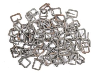 66 x  Eiserner Beschlag Wehrmacht, Innenmaß 11,5,x 17,5mm