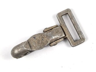 Leichtmetall Haken für einen Trageriemen der Wehrmacht