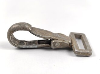 Leichtmetall Haken für einen Trageriemen der Wehrmacht