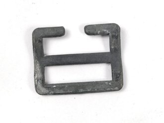 Eiserner Schieber für einen Trageriemen der Wehrmacht. Innenbreite 27,6mm