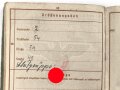 Wehrpaß Heer, eingestellt am 3.November 1939 bei Gebirgsjäger Ersatz Btl. 136 Wörgl.