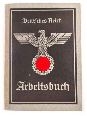 Arbeitsbuch einer Reinigungsfrau in der Gemeinde Bischofshofen, datiert 1942