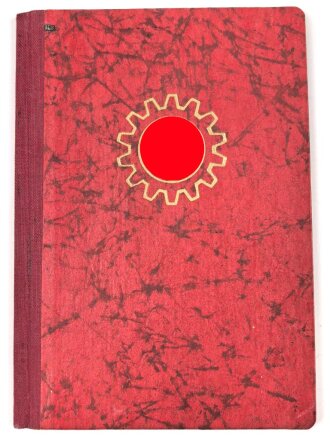 Deutsche Arbeitsfront Mitgliedsbuch einer Angehörigen aus dem Gau Salzburg, datiert 1942