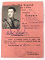 "Deutsche Jugend im Banat und in Serbien",Ausweis , ausgestellt "Gross-Betschkeret, am 28.10.1941". Dazu ein Hilfskrankenträger Ausweis sowie "Ex Enemy DP Identification Card"