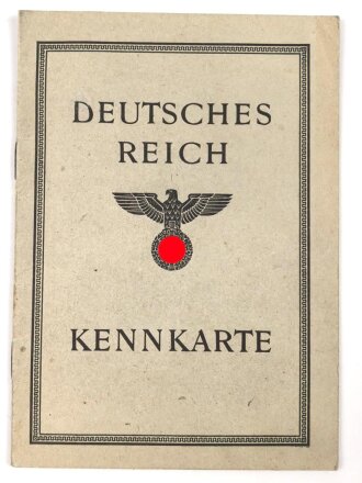 Deutsches Reich, Kennkarte einer Frau aus Wien, datiert 1944