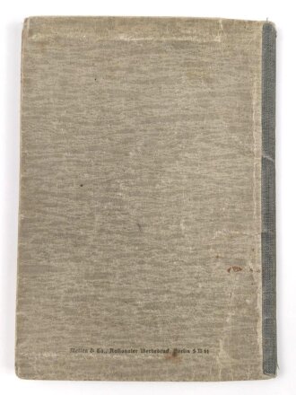 Wehrpaß Heer, eingestellt am 1.240 bei Schtz. Ers. Btl. Wien.