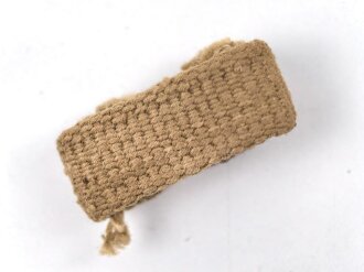 Schieber aus Webmaterial für Trageriemen der Wehrmacht. Innen gemessen 22mm, Breite 12mm