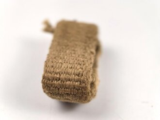 Schieber aus Webmaterial für Trageriemen der Wehrmacht. Innen gemessen 22mm, Breite 12mm