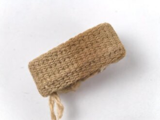 Schieber aus Webmaterial für Trageriemen der Wehrmacht. Innen gemessen 22mm, Breite 12mm