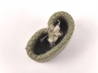 Schieber aus Webmaterial für Trageriemen der Wehrmacht. Innen gemessen 25mm, Breite 17mm