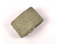 Schieber aus Webmaterial für Trageriemen der Wehrmacht. Innen gemessen 25mm, Breite 17mm
