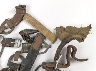 Konvolut von Ausrüstungsgegenständen der Wehrmacht abgetrennte Teile aller Art