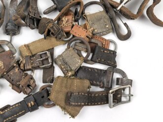 Konvolut von Ausrüstungsgegenständen der Wehrmacht abgetrennte Teile aller Art