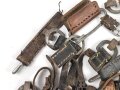 Konvolut von Ausrüstungsgegenständen der Wehrmacht abgetrennte Teile aller Art
