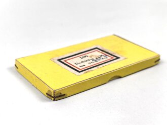 Pappverpackung " 100 Zündhütchen 92/36" ( für 2cm ) datiert 1943