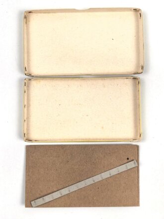 Pappverpackung " 100 Zündhütchen 92/36" ( für 2cm ) datiert 1943