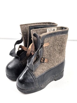 Paar Wehrmacht Überschuhe für die Winterfront,...