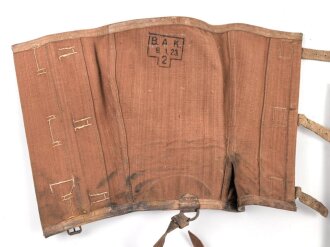 Reichsmarine, Paar Gamaschen Baugleich kaiserliche Marine, Kammerstücke des Beschaffungsamtes Kiel 1923