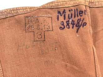 Kaiserliche Marine, Paar Gamaschen für Landeinheiten, Kammerstücke des Beschaffungsamtes Kiel 1913, getragenes Paar