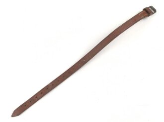 Mantelriemen Wehrmacht, ungeschwärztes, getragenes Stück ohne erkennbare Stempelung