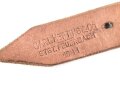 Tornisterriemen Wehrmacht, getragenes Stück, datiert 1941