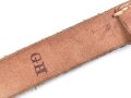 Tornisterriemen Wehrmacht, getragenes Stück, datiert 1941