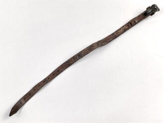 Tornisterriemen Wehrmacht, getragenes Stück, datiert 1941