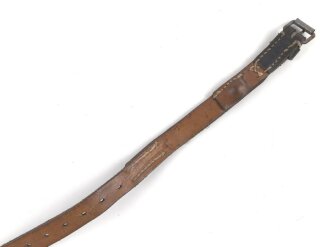 Tornisterriemen Wehrmacht, getragenes Stück, datiert 1941