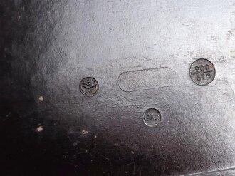 Braune Preßmasse Verpackung für " Sprengkapseln ( Duplex)" der Wehrmacht, datiert 1939