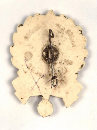 Kunststoffabzeichen " SA Gruppenwettkämpfe Gruppe Donau 1939"