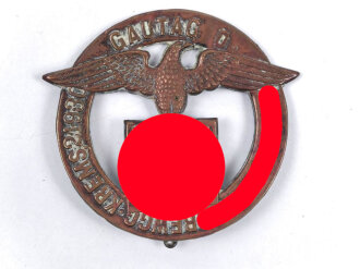 Metallabzeichen " Gautag der NSDAP Hitlerbewewgung Krems 21.9.1930"