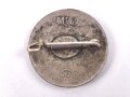 Mitgliedsabzeichen der NSDAP, Hersteller M1/62, getragenes Stück